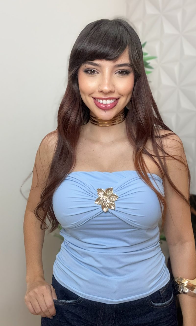 regata amanda pêssego