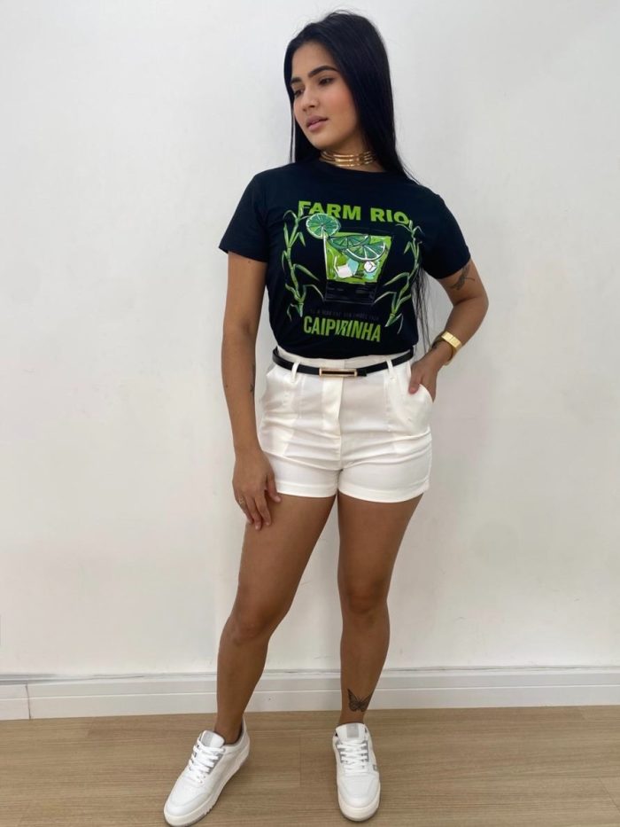 t shirt caipirinha preta