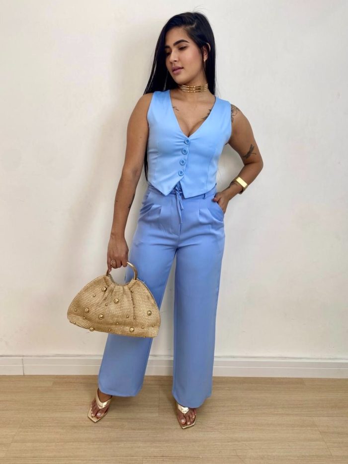 colete alfaiataria mari azul