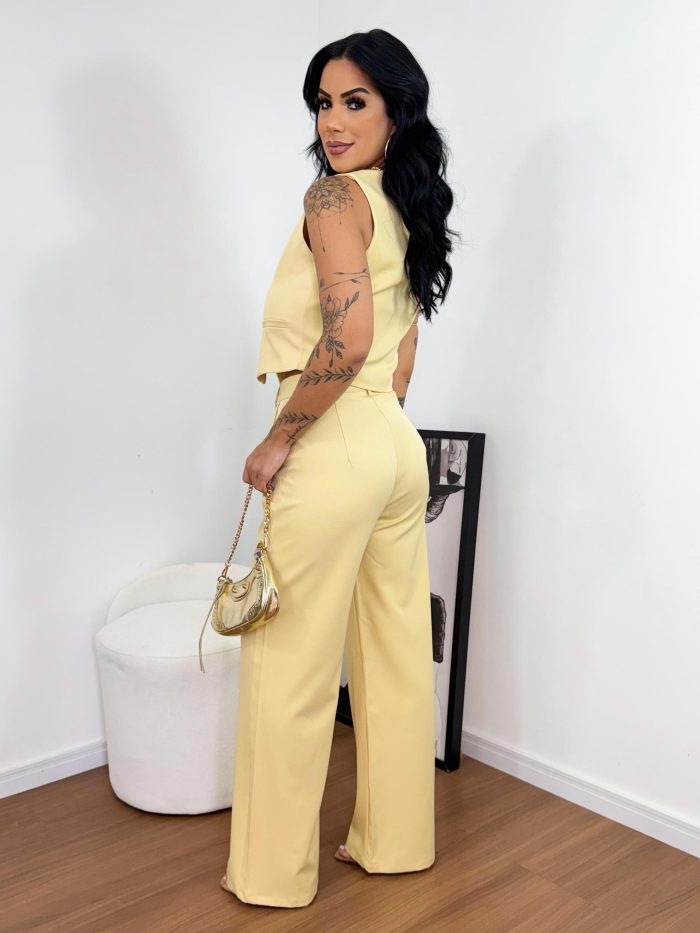 conjunto alfaiataria ariel azul conjunto alfaiataria ariel azul