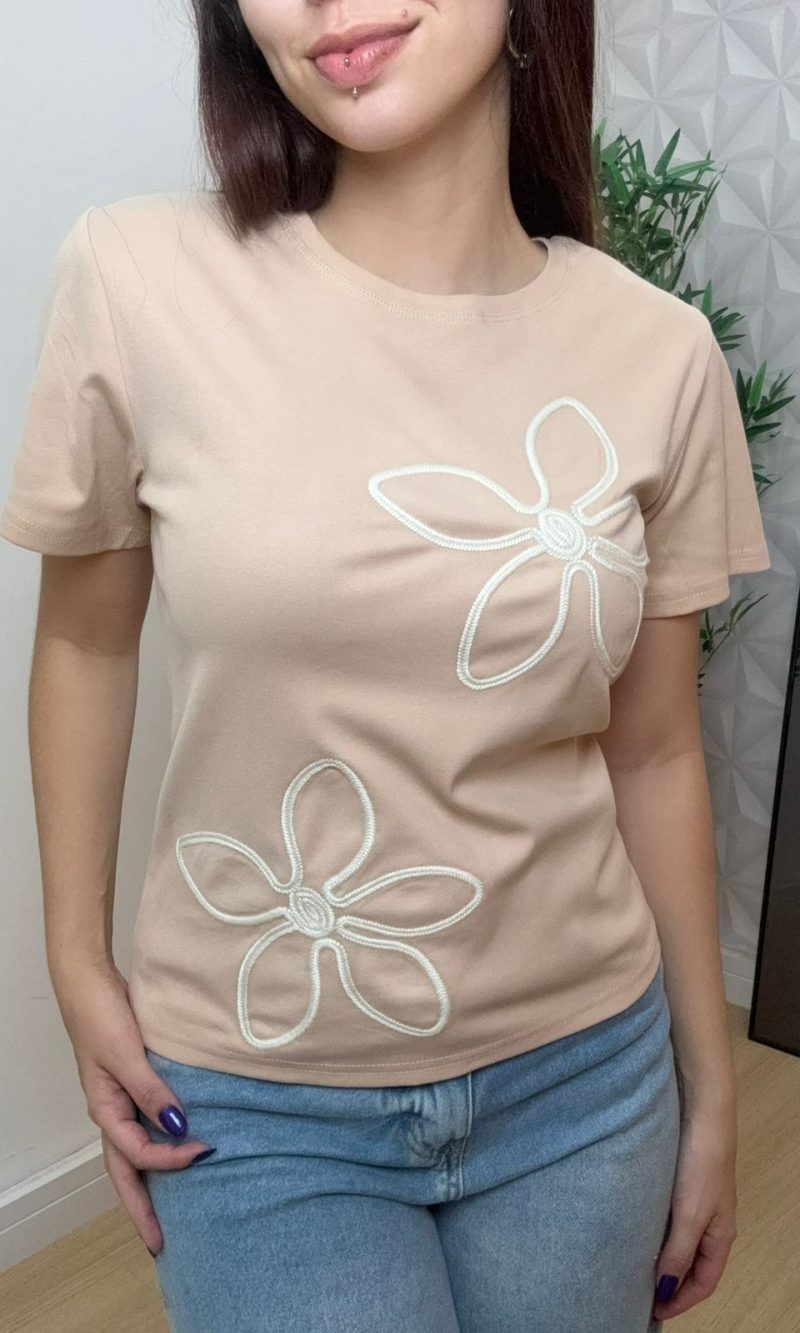 t shirt hortência verde