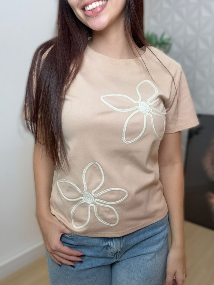 t shirt hortência verde