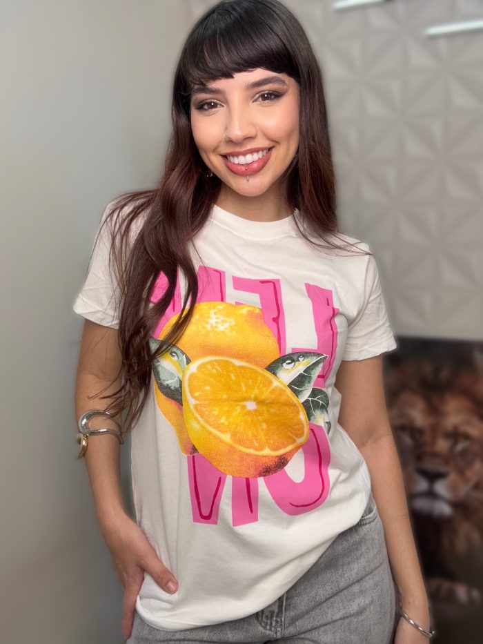 t shirt lemon off white