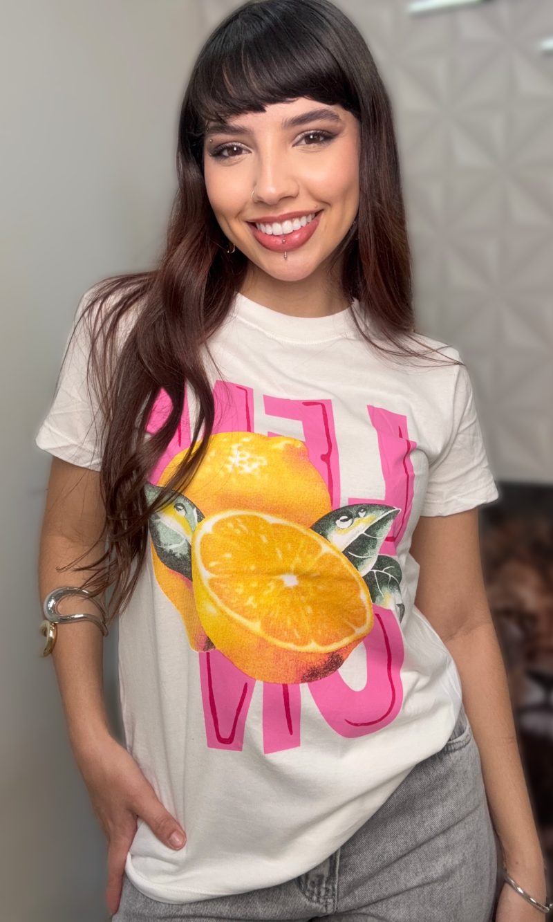 t shirt lemon off white
