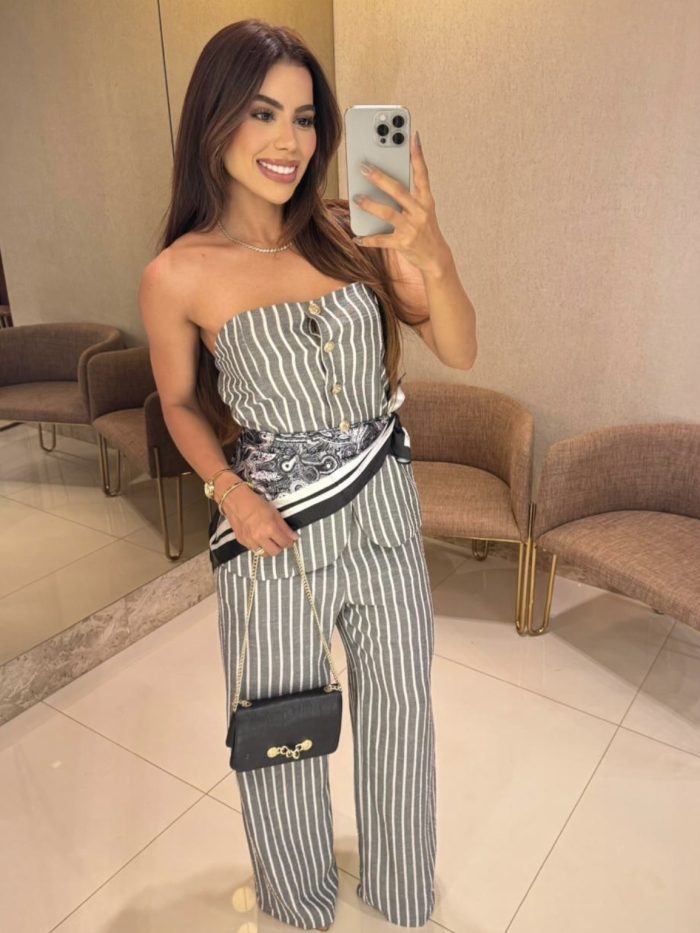 conjunto celine cinza conjunto celine cinza