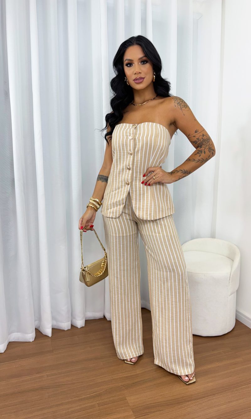 conjunto milena creme